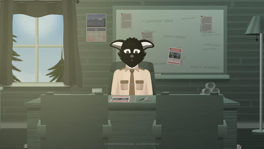 Ranger Ernest Green sits sadly in his office.