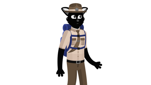 No-background image of Ranger Ernest Green facing right.