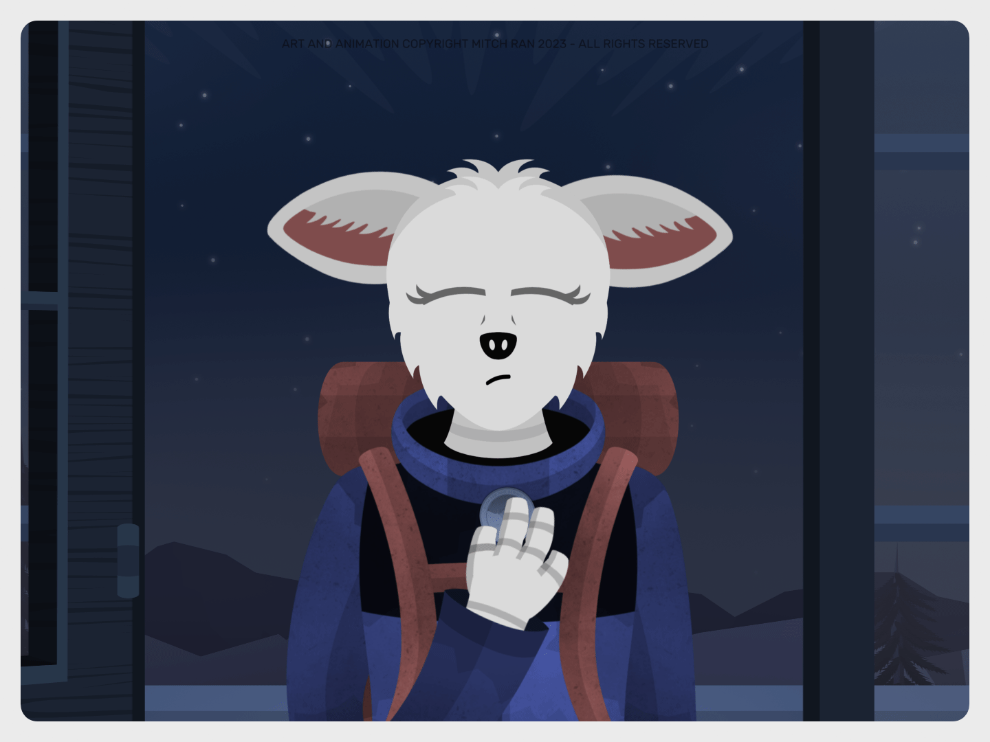 A GIF showing Willow holding a mysterious coin.